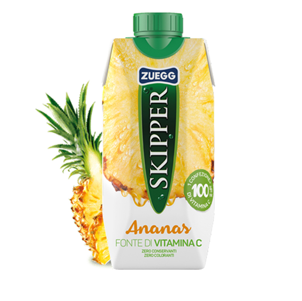 MD_83723 Succo Skipper - gusto ananas - Zuegg - brick 330 ml - immagine 1