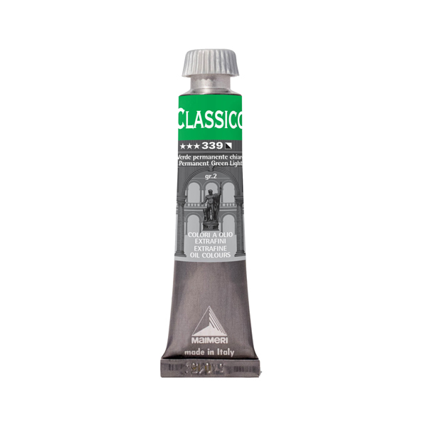 MD_85078 Colore a olio - extrafine - 20 ml - verde permanente chiaro - Maimeri - immagine 1