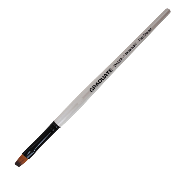 MD_85434 Pennello sintetico Graduate - piatto corto - manico lungo - n. 16 - Daler Rowney - immagine 1