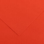 Foglio Colorline - 70x100 cm - 220 gr - rosso vivo - Canson