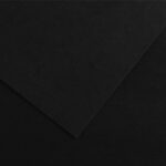 Foglio Colorline - 70x100 cm - 220 gr - nero - Canson
