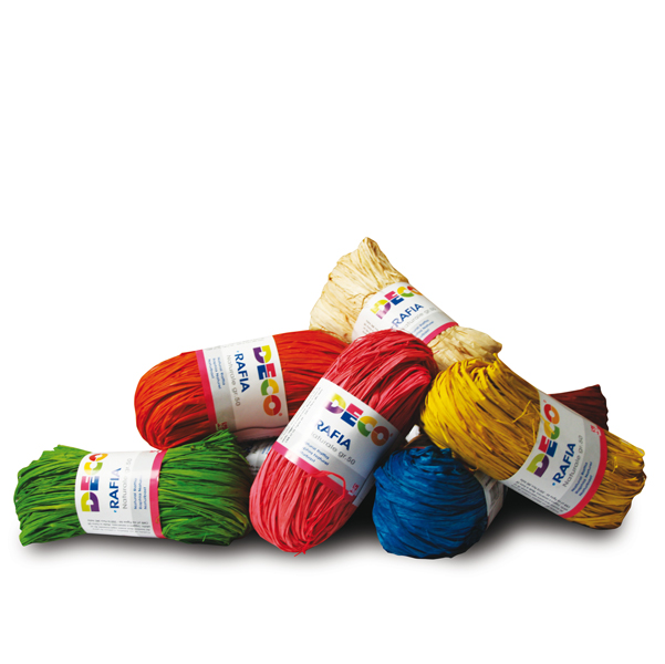 MD_86083 Rafia - colori assortiti - Deco - conf. 10 pezzi - immagine 1