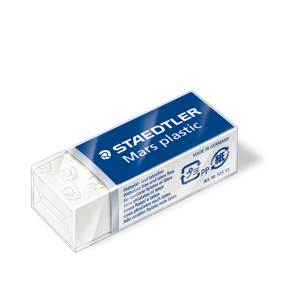 MD_86112 Gomma Mars Plastic - 43x19x13mm - Staedtler - conf. 30 pezzi - immagine 1