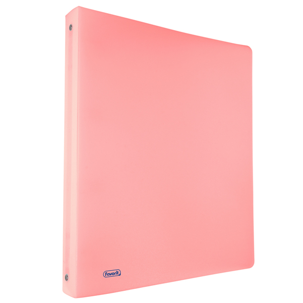 MD_86337 Raccoglitore Pastel - 22 x 30 cm - 4 anelli tondi 15 mm - PP - cipria - Favorit - immagine 1