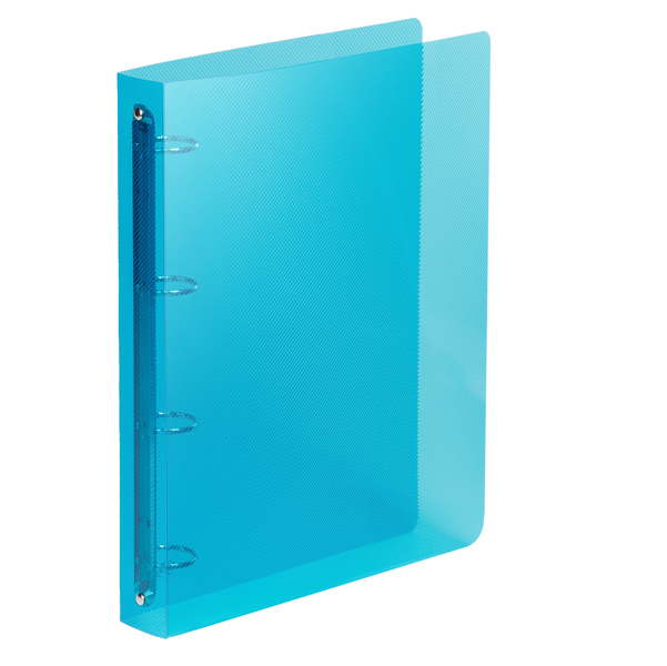 MD_86352 Raccoglitore Lumina - 22 x 30 cm - 4 anelli tondi 30 mm - PP - blu - Favorit - immagine 1