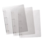 Raccoglitore Lumina - 22 x 30 cm - 4 anelli tondi 30 mm - PP - trasparente - Favorit