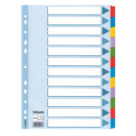 Intercalare Mylar -12 tasti colorati - A4 - Esselte