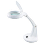 Lampada MiniZoom - a led - con lente di ingrandimento - 5,9 W - bianco - Unilux