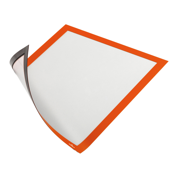 MD_86911 Cornice Duraframe Magnetic - A4 - 21 x 29,7 cm - arancio - Durable - immagine 1