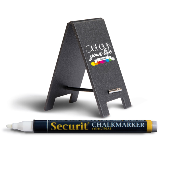 MD_86930 Lavagnette segnaposto - 8,5 x 5 cm - Securit - set 5 pezzi - immagine 1