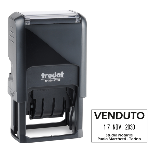 MD_86978 Timbro personalizzzabile Printy 4.0 - 41 x 24 mm - Trodat - immagine 1