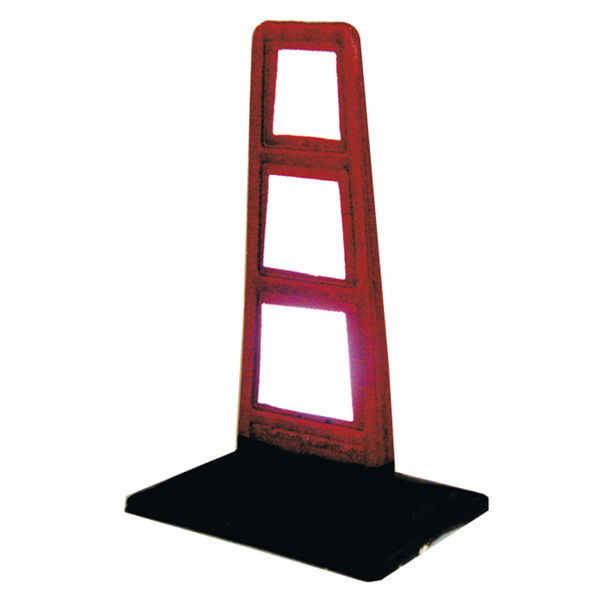 MD_87189 Delineatore stradale - flessibile - inserti rifrangenti - 33 cm - immagine 1