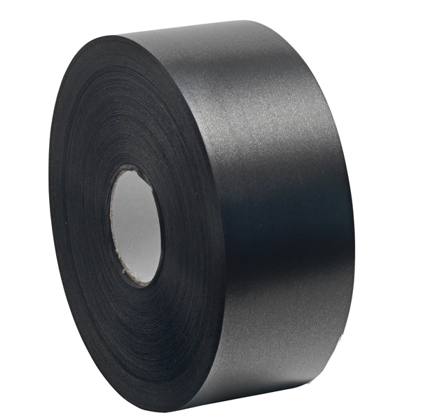 MD_88192 Nastro liscio 6800 - in polipropilene - 50mmx100mt - nero 18 - Brizzolari - immagine 1