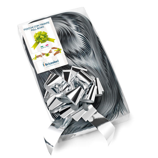 MD_88229 Nastro strip metal 6870 - argento 04 - 31 mm - diam. 13 cm - Brizzolari - conf. 30 pezzi - immagine 1