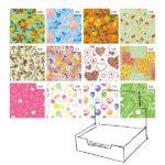 Carta regalo - raso - Primavera - 70 x 100 cm - Rex Sadoch - scatola 100 fogli