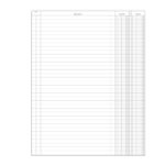 Registro Entrate-Uscite - 100 pagine - 31 x 24,5 cm - DU135800000 - Data Ufficio