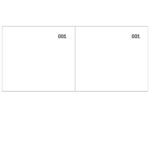 Blocco scontrino 2 sezioni - 100 copie numerate - bianco - 5,8 x 13 cm - DU160000010 - Data Ufficio