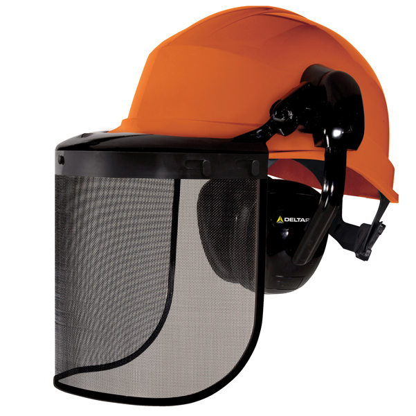 MD_88940 Elmetto forestale Forestier 3 - arancio - Deltaplus - immagine 1