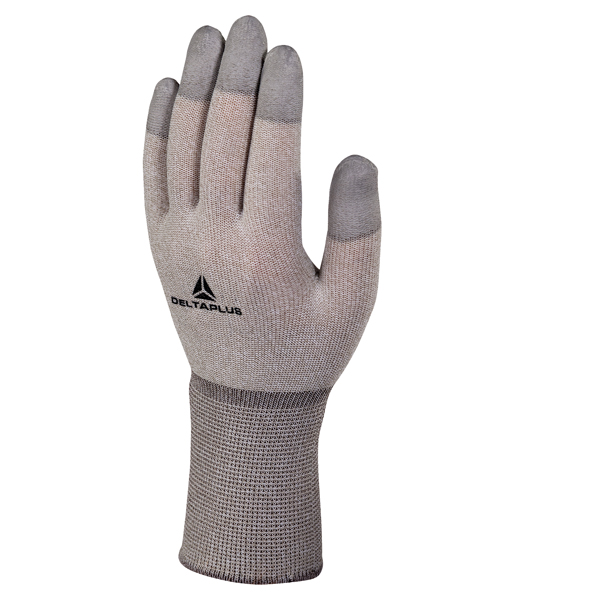 MD_88944 Guanti antistatica Themis VV792 ESD - taglia 08 - ruggine/grigio - Deltaplus - immagine 1
