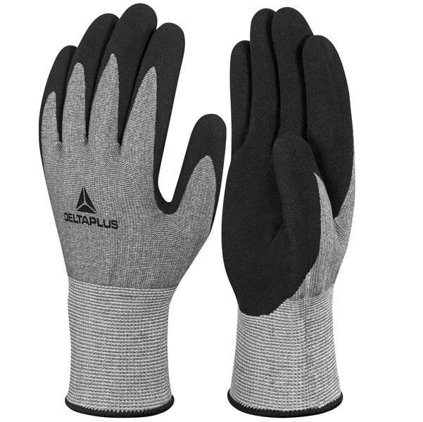 MD_88947 Guanti antitaglio Venicut F01- maglia Xtrem Cut - palmo in nitrile - taglia 08 - grigio - Deltaplus - immagine 1