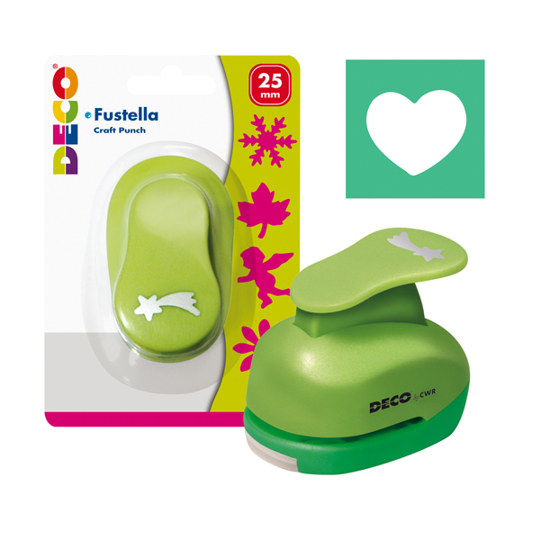 MD_88993 Fustella - motivo cuore - dim. sagoma 25 mm - Deco - immagine 1
