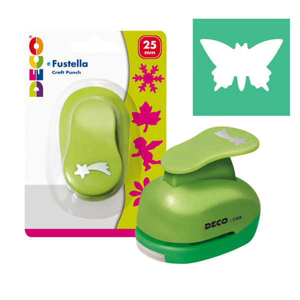 MD_88996 Fustella - motivo farfalla - dim. sagoma 25 mm - Deco - immagine 1