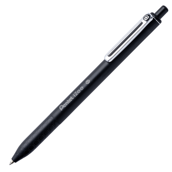 MD_89011 Penna a sfera a scatto iZee - punta 0,7 mm - nero - Pentel - immagine 1