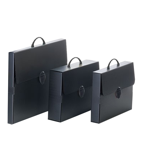 MD_89128 Valigetta Polionda Every Line Total Black - 36,5x56,5 cm - dorso 5,5 cm - Favorit - immagine 1