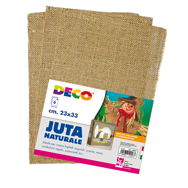 MD_89149 Juta naturale - 23 x 33 cm - Deco - conf. 6 pezzi - immagine 1
