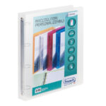 Raccoglitore personalizzabile Lumina - 22 x 30 cm - 4 anelli tondi 30 mm - PP - trasparente - Favorit