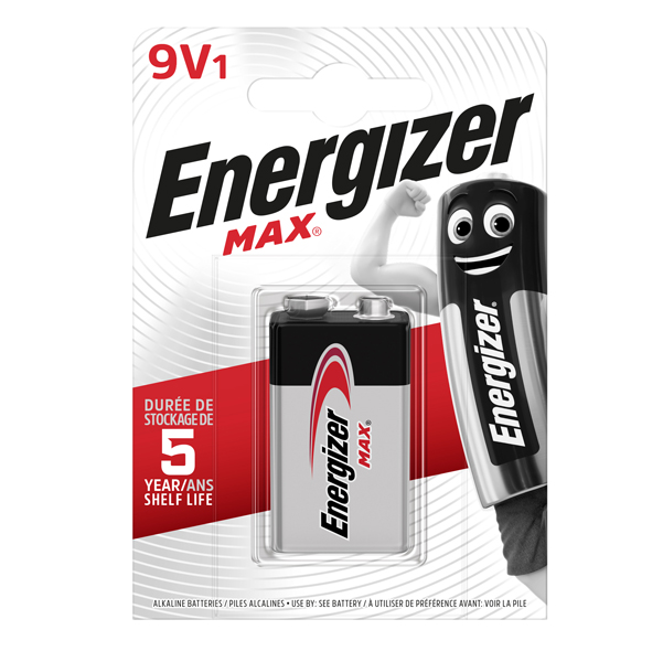 MD_89486 Pila Transistor - 9V - Max - Energizer - blister 1 pezzo - immagine 1
