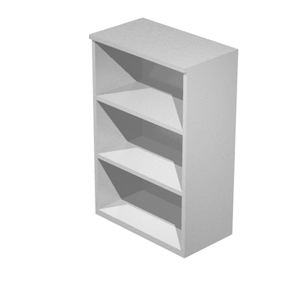 MD_89550 Mobile Easy - medio a giorno - 80 x 44 x 120 cm - grigio alluminio - immagine 1