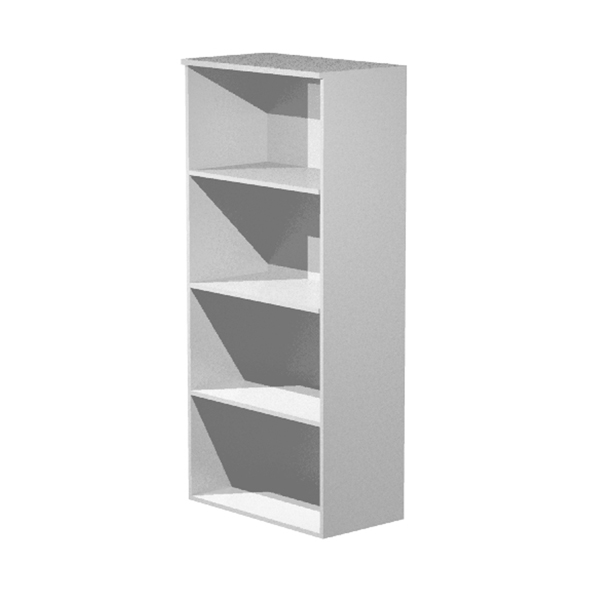 MD_89551 Mobile Easy - alto a giorno - 80 x 44 x 180 cm - grigio alluminio - immagine 1