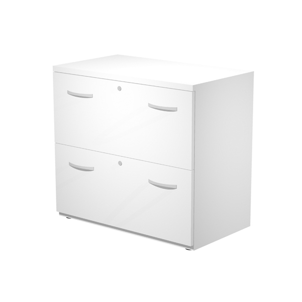 MD_89559 Classificatore Agorà - 2 cassetti - per cartelle sospese - 80 x 46 x 73 cm - bianco - immagine 1
