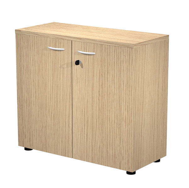 MD_89571 Armadio modulare - basso a 2 ante battenti - 90 x 44 x 85 cm - rovere - immagine 1
