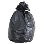 Sacchi - 80 x 110 cm - 130 L - 49 micron - MDPE/HDPE - nero - Rolsac - scatola 100 pezzi