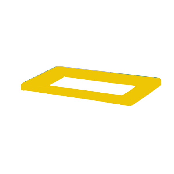 MD_89628 Coperchio per contenitore Bob Color - 30 x 20 x 3,5 cm - giallo - Medial - immagine 1