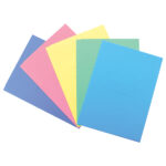 Cartellina 3 lembi con stampa Cartex - 200 gr - A4 - colori assortiti - Blasetti - conf. 25 pezzi