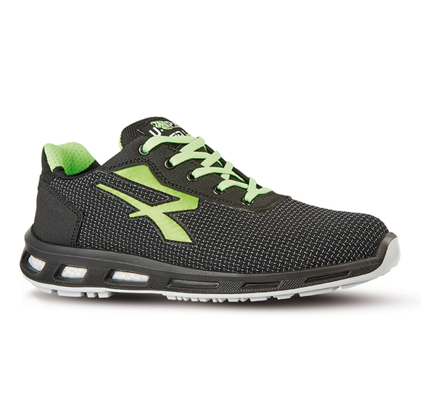 MD_89717 Calzatura di sicurezza Strong S3 - pelle idrorepellente - numero 44 - grigio/verde scuro - U-Power - immagine 1