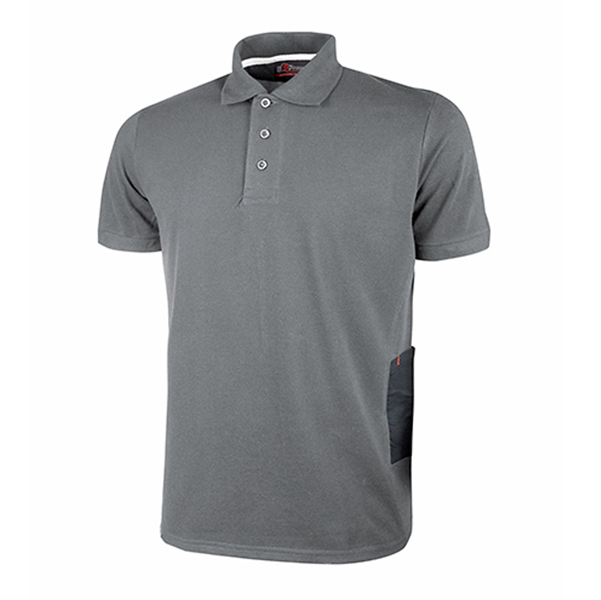 MD_89885 Polo a maniche corte Gap - taglia L - grigio scuro - U-Power - conf. 3 pezzi - immagine 1