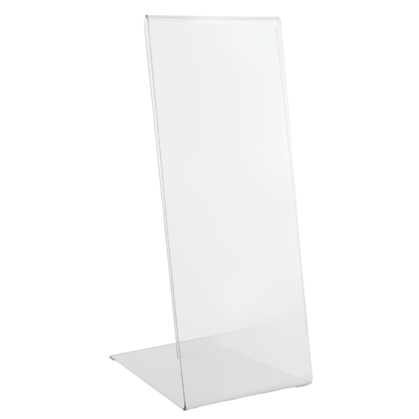 MD_90058 Portadepliant con base a L - 1/3 A4 - 10 x 21 cm - Lebez - immagine 1