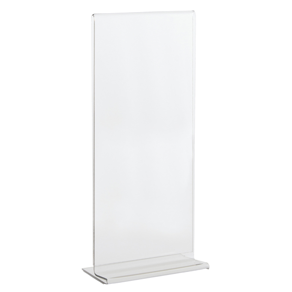 MD_90062 Portadepliant con base a T - 1/3 A4 - 10 x 21 cm - Lebez - immagine 1