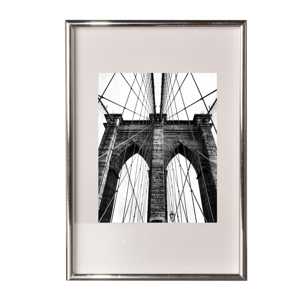 MD_90072 Cornice in PVC e crilex - A4 - argento - Methodo - immagine 1