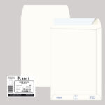 Busta a sacco Kami Strip - 22,9 x 32,4 cm cm - 100 gr - carta riciclata FSC - bianco - Pigna Envelopes - conf. 500 pezzi