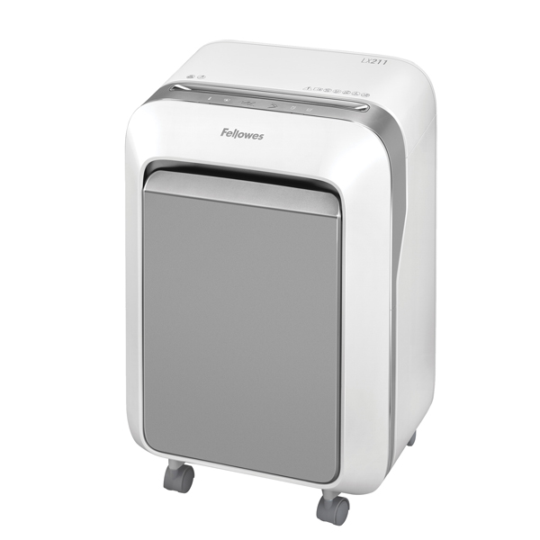 MD_90129 Distruggidocumenti LX-211 - a microframmenti - bianco - Fellowes - immagine 1