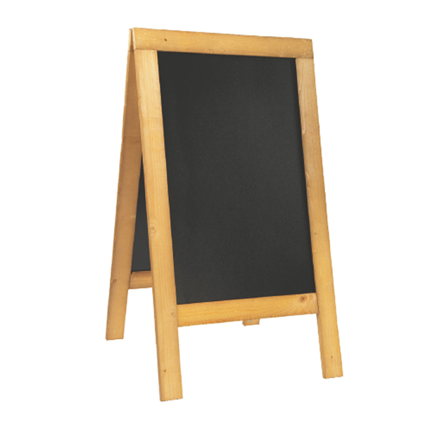 MD_90141 Lavagna Sandwich Nature - 131 x 72,7 x 72 cm - legno naturale - Securit - immagine 1