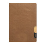 Portamenù Nature - 1 inserto doppio - A5 - 24,9 x 17,5 cm - marrone - Securit