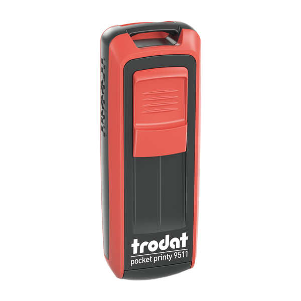 MD_90217 Timbro tascabile Pocket Printy 9512 - personalizzabile - 47 x 18 mm - 5 righe - autoinchiostrante - Trodat - immagine 1