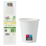 Bicchieri in carta - 250 ml - con marcatura S.U.P - Dopla - conf. 50 pezzi