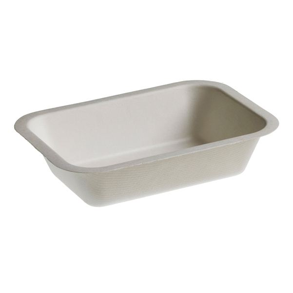 MD_90259 Vaschette Chips Take Away Bio - 17 x 12 x 4 cm - Leone - conf. 50 pezzi - immagine 1